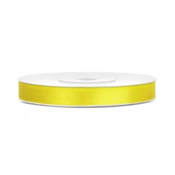 Pd Banda Satin, Satin Ribbon, Yellow, 6mm/25m Ts6-084