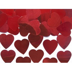 Pd Confetti, Confetti Hearts, Red, 25mm, 10g Kons33