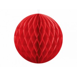 Pd Ornament Suspendat Hartie, Honeycomb Ball, Rosu, 10cm Kb10-007