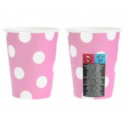 God Pahare Carton Dot, Pink, 270ml, 6/set Pf-kgjr