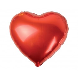 God Balon Folie Aluminiu Heart, 36cm, Red Fg-s36cz