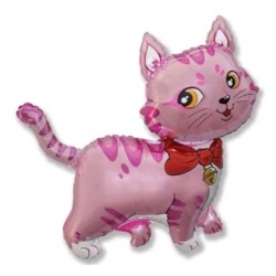 God Balon Folie Aluminiu Pink Cat, 36cm, Pink 902707f