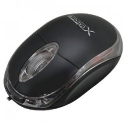 Tec Mouse Xtreme Camille Cablu Usb 2.0, Negru Xm102k