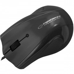 Tec Mouse Esperanza + Mouse Pad Gel Em125k Negru