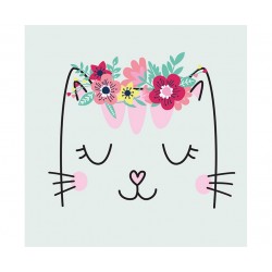 God Servetele 33*33cm 20/set Smiling Cat With Flowers Sd_og_037901