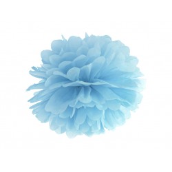 Pd Pompom Hartie Matase, Tissue Paper Pompom, Light Misty Blue, 25cm Pp25-093j