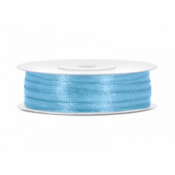 Pd Banda Satin, Satin Ribbon, Sky-blue, 3mm/50m Ts3-011