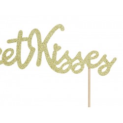 Pd Decoratiuni Pentru Tort Sweet Love - Sweet Kisses, 16.5cm Kpt24-019b