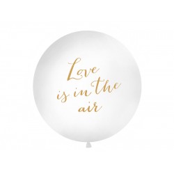Pd Balon Giant Balloon 1m, Love Is In The Air, White Olbon10d-008-019