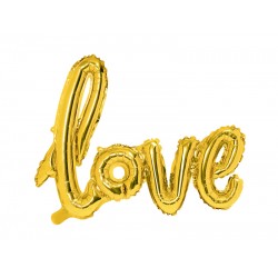 Pd Balon Folie Aluminiu Love, 73x59cm, Gold Fb15m-019