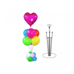 God Suport Din Plastic Pentru Baloane Decor 4+1 Ssb41-bs