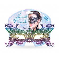 God Masca Lace Mask, Rainbow Butterfly, 11.5 X 23.5cm Matm-yh