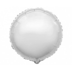 God Balon Folie Aluminiu Round Balloon, 23cm, Silver 402500p