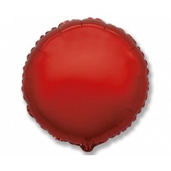 God Balon Folie Aluminiu Round Balloon, 23cm, Red 402500r