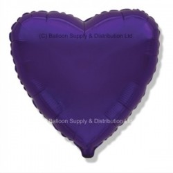 God Balon Folie Aluminiu Heart, 23cm, Violet 202500v
