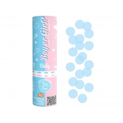 God Confetti Confetti Cannon Boy Or Girl, Light Blue Paper Circles, 15cm Jc-kpbn15