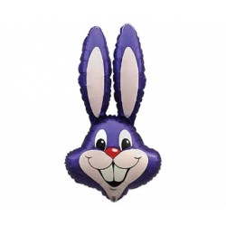 God Balon Folie Aluminiu Rabbit, 36cm, Violet 902537l