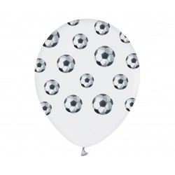 God Baloane Latex Balloons Football, 30cm, 5/set Gz-pin5