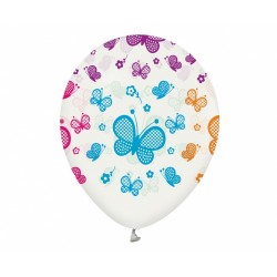 God Baloane Balloons Butterflies, 30cm, 5/set Gz-mot5
