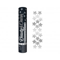 God Confetti Confetti Cannon Silver Stars, 30cm Kp-sg30