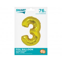 God Balon Folie Alumniu Smart 3 Gold 76cm Ch-szl3