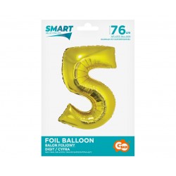 God Balon Folie Alumniu Smart 5 Gold 76cm Ch-szl5