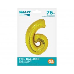 God Balon Folie Alumniu Smart 6 Gold 76cm Ch-szl6