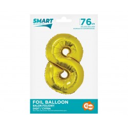 God Balon Folie Alumniu Smart 8 Gold 76cm Ch-szl8