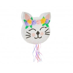 God Pinata Party Cat With Flowers 33*35*7.5cm Wm-pkkw