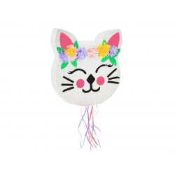 God Pinata Party Cat With Flowers 33*35*7.5cm Wm-pkkw