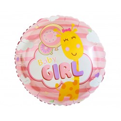 God Balon Folie Aluminiu Baby Girl, 46cm, Pink Fg-obgr