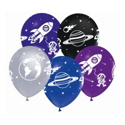 God Baloane Latex Universe Balloon, 30cm, 5/set Gz-kos5