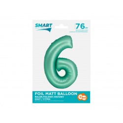 God Balon Folie Aluminiu Smart 6 Mat Mint 76cm Ch-smt6