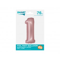 God Balon Folie Aluminiu Smart 1 Mat Light Pink 76cm Ch-sjr1