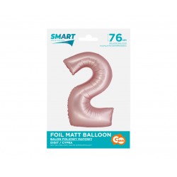 God Balon Folie Aluminiu Smart 2 Mat Light Pink 76cm Ch-sjr2
