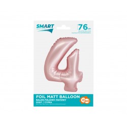 God Balon Folie Aluminiu Smart 4 Mat Light Pink 76cm Ch-sjr4