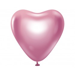 God Baloane Latex Beauty&charm, Platinum Light Pink Hearts, 30cm, 6/set Cb-s6lj