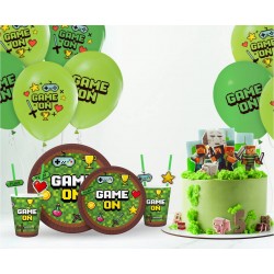 God Baloane Latex Balloons Game On, 30cm, Green 5/set Gz-gamo