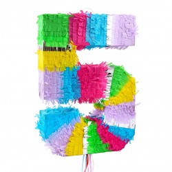 God Pinata Party Cifra 5 50*35*7.5cm Pastel Wm-pcp5