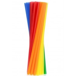 God Paie Din Plastic Pentru Bauturi Reusable Straws, 19cm 10/set Rw-10kr