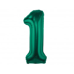 God Balon Folie Aluminiu Number 1, Bottle Green, 85cm Ch-b8b1