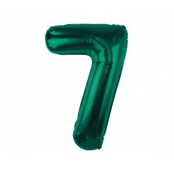 God Balon Folie Aluminiu Number 7, Bottle Green, 85cm Ch-b8b7