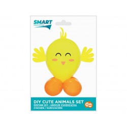 God Set Balon Smart Cute Animals - Chicken, 13-30cm, 7pcs Gz-uzku