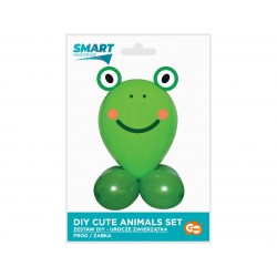 God Set Balon Smart Cute Animals - Frog, 13-30cm, 7pcs Gz-uzza