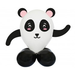 God Set Balon Smart Cute Animals - Panda, 13-30cm, 7pcs Gz-uzpa