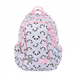 Ma Rucsac Scolar St.right 3 Compartimente Grey Panda Bp-26 655272