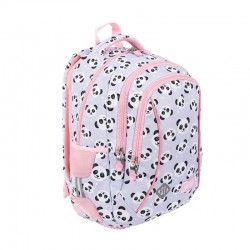 Ma Rucsac Scolar St.right 3 Compartimente Grey Panda Bp-26 655272