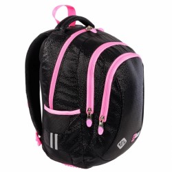 Ma Rucsac Scolar St.right 3 Compartimente Black Glitter Bp-26 665356