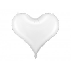 Pd Balon Folie Aluminiu Heart, 75x64.5cm, White Fb141-008
