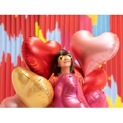 Pd Balon Folie Aluminiu Heart, 75x64.5cm, Red Fb141s-007